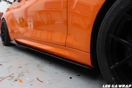 BMW M2 전체랩핑 니파  오렌지 PET 필름 ! 요즘대세는 고광택필름! / 김포, 파주, 인천
