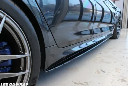 BMW M5 전체랩핑 제거 및 앞범퍼 PPF 시공 / 김포, 파주, 인천