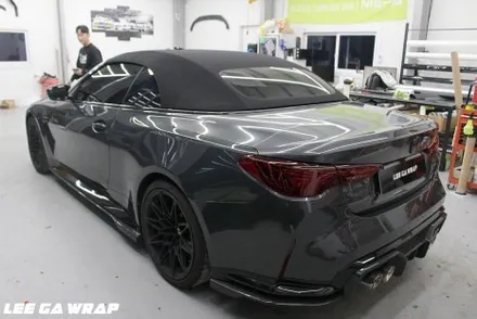 BMW M4 전체랩핑 드라이빗 그레이 고광택! 저희단골손님! 6개월마다 전체랩핑을 하시는 고객님 이가랩에서 또완벽하게 시공해드리겠습니다! / 경기 김포 통진