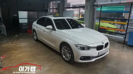 BMW320D 하이그로시 기스방지&드레스업효과 3M1080매트릭스블랙으로 랩핑!!김포이가랩에서~!!!!!! / 경기 김포 통진