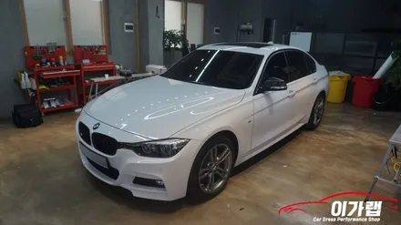 BMW320D 쉐도우에디션  사이드포퍼먼스!! 사이드데칼 시공 작업기!! 김포이가랩에서~!! / 경기 김포 통진