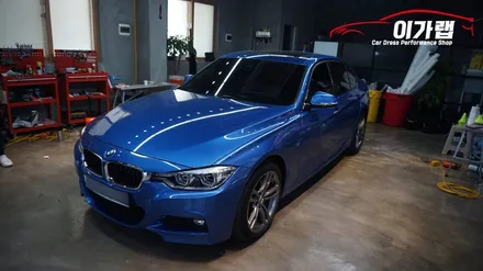 BMW 320i 퍼포먼스데칼 사이드데칼 & B필러 PPF 작업 김포이가랩에서 완벽시공!!!!!! / 경기 김포 통진