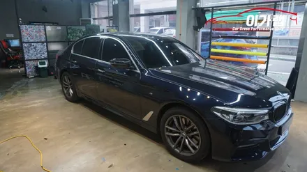 BMW530i 창문틀 크롬가리기! 크롬없애기! 크롬을 싫어하는분은 강력추천! 김포이가랩에서~[김포랩핑][인천랩핑][일산랩핑][김포카스킨] / 경기 김포 통진