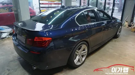 BMW 535i 포인트랩핑! 3M 사틴 알리미늄화이트 김포 이가랩 에서 [BMW맛집][전체랩핑][사이드미러랩핑][손잡이랩핑] / 경기 김포 통진