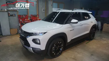 쉐보레 트레빌레이져 그릴랩핑! 블랙유광으로 ! 김포 이가랩 에서 [김포랩핑][그릴랩핑][실내랩핑][3m2080블랙][김포랩핑샵] / 경기 김포 통진