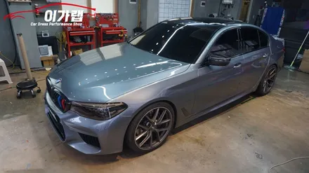 BMW 5시리즈 G30 전체랩핑! 3M2080 화이트골드스파클 ! 김포 이가랩 에서 [김포랩핑][인천랩핑][강서랩핑][김포랩핑샵][PPF] / 경기 김포 통진