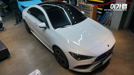 벤츠 CLA250 루프스킨 일반필름과 광도차이 확실한 블랙 PPF 로! / 경기 김포 통진