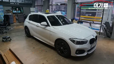 BMW 118D 실내 카본랩핑 사이드미러 카본랩핑 ! / 김포, 파주, 인천
