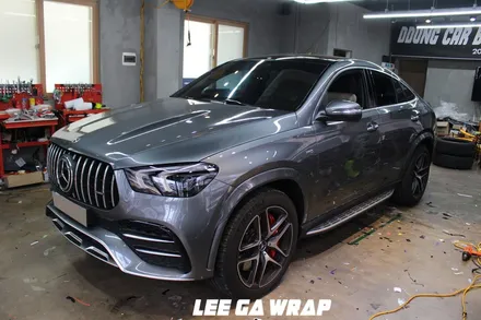 벤츠 GLE53AMG 전체랩핑 화이트&카본포인트랩핑 / 김포, 파주, 인천