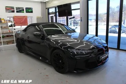 BMW M4 전체랩핑 드라이빗 그레이 고광택! 저희단골손님! 6개월마다 전체랩핑을 하시는 고객님 이가랩에서 또완벽하게 시공해드리겠습니다! / 경기 김포 통진