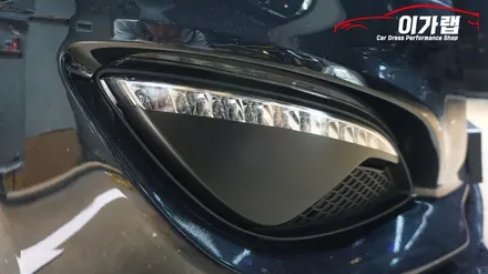 제네시스 쿠페 안개등 포인트랩핑! 3M2080사틴블랙! 김포 이가랩 에서![김포랩핑][전체랩핑][포인트랩핑][랩핑전문점][래핑] / 경기 김포 통진