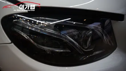벤츠 E클래스 실내하이글로시 랩핑 & 라이트톤다운 ! 김포 이가랩 에서 [김포랩핑][실내랩핑][일산랩핑][랩핑전문점][PPF] / 경기 김포 통진