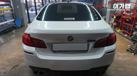 BMW 528I 전체랩핑! 중국산필름에서 정품필름으로! 에이버리 화이트펄 김포 이가랩 [김포랩핑][김포랩핑샵][PPF][정품필름취급점] / 경기 김포 통진