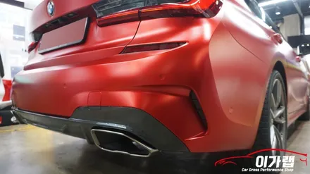 BMW M340i 신차출고동시 텍랩 레드무광크롬 으로 ! / 김포, 파주, 인천