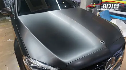 벤츠 C200D 전체랩핑 ! 3M2080 사틴블랙으로 탈바꿈!!![김포랩핑][전체랩핑][인천랩핑][사틴블랙][3M2080][랩핑맛집] / 경기 김포 통진