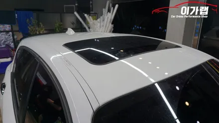 BMW 1시리즈 루프스킨 제거 & 뒷범퍼하단 포인트랩핑 ! 김포 이가랩 에서 [김포랩핑][필름제거][전체랩핑제거][랩핑맛집][김포랩핑샵] / 경기 김포 통진