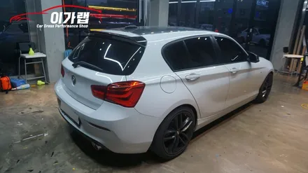 BMW 118D 라이트필름 & 포인트랩핑(콧수염,손잡이) BMW맛집 김포이가랩에서~ [김포랩핑][일산랩핑][인천랩핑][김포카스킨] / 경기 김포 통진