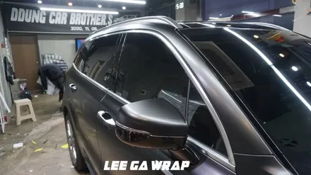 쏘렌토 MQ4 화이트색상이였던 차량이 3M2080 반무광블랙 으로 탈바꿈 / 김포, 파주, 인천