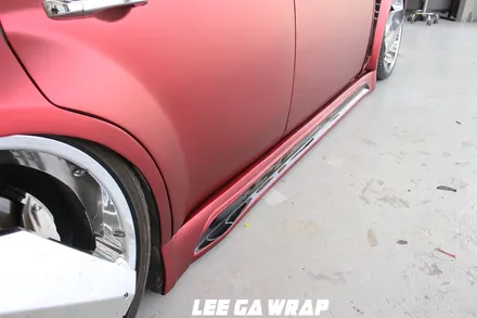 크라이슬러 300c 유로마스터 로맨스레드 무광크롬 랩핑! / 김포, 파주, 인천