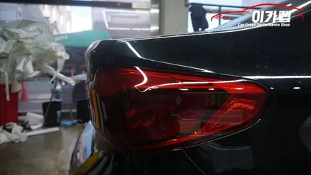 BMW 530i 그릴 블랙유광펄 포인트랩핑 ! 테일램프라이트필름 김포 이가랩 에서~! [그릴랩핑][라이트필름][김포이가랩][이가랩][PPF] / 경기 김포 통진