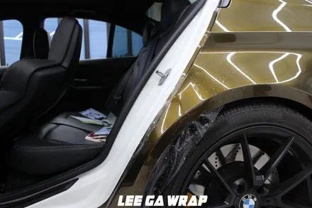 BMW M3 전체랩핑 고광택 미드나잇골드 / 김포, 파주, 인천