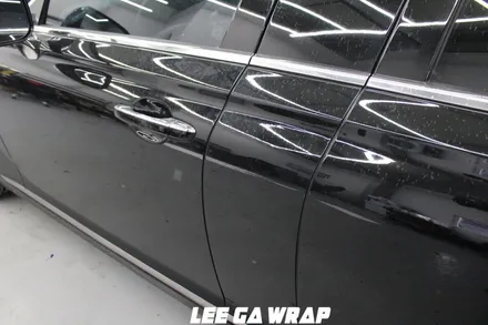 제네시스 EQ900L 리무진 전체랩핑 블랙에서 화이트로 신차느낌 그대로 / 김포, 파주, 인천