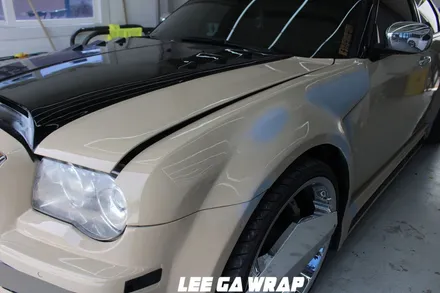 크라이슬러 300c 유로마스터 로맨스레드 무광크롬 랩핑! / 김포, 파주, 인천