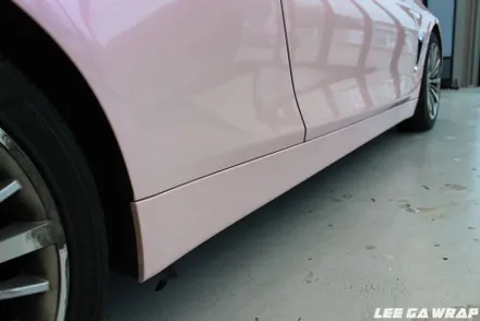 BMW 4시리즈 니파코리아 사쿠라핑크 전체랩핑 ! 여성차주분께서 선택해주신 색! 너무 이쁩니다 / 김포, 파주, 인천