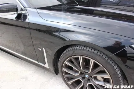 BMW 7시리즈 사틴블랙 전체랩핑 제거!  원도장 블랙유광으로 깔끔하게 원복! / 경기 김포 통진