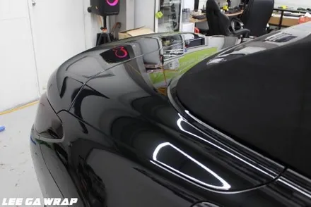 BMW M4 컨버터블 신형 전체랩핑 재시공 올블랙만들기 !김포 이가랩에서 / 경기 김포 통진