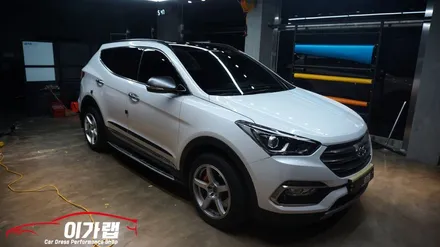 김포 이가랩에서 싼타페 더프라임 루프스킨&스포일러&사이드미러 포인트랩핑!!!!!!!!!!!!!!!!!!!!! / 경기 김포 통진