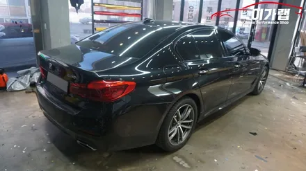 BMW 530i 그릴 블랙유광펄 포인트랩핑 ! 테일램프라이트필름 김포 이가랩 에서~! [그릴랩핑][라이트필름][김포이가랩][이가랩][PPF] / 경기 김포 통진