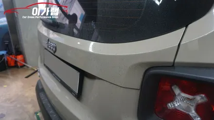 지프 레니게이드 투톤랩핑! 블랙무광 부분랩핑 김포 이가랩 에서~![김포랩핑][랩핑전문샵][이가랩][인천랩핑][PPF][전체랩핑] / 경기 김포 통진