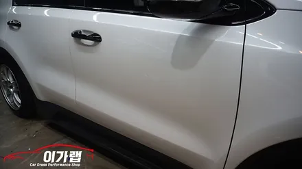 스포티지QL 흰색에서 공구리(시멘트색) 전체랩핑! / 경기 김포 통진