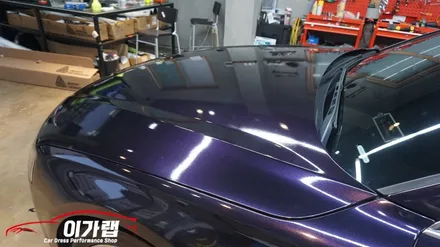 아우디 S8 전체랩핑 3M유광 위키드 순정느낌 ! / 김포, 파주, 인천