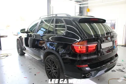 BMW X5 전체랩핑 제거후 고광택 유광블랙으로 깔끔하게 ! 순정도장느낌 / 김포, 파주, 인천