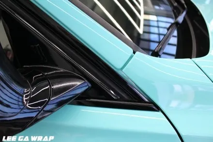 BMW M3 ( F80 ) 전체랩핑 제거 및 전체랩핑 색상 변경!! 요즘핫한 티파니색! 민트색랩핑 고광택PET 필름으로 깔끔시공 / 경기 김포 통진