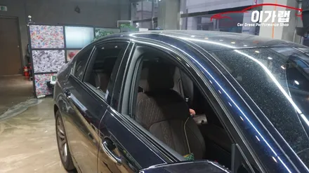 BMW530i 창문틀 크롬가리기! 크롬없애기! 크롬을 싫어하는분은 강력추천! 김포이가랩에서~[김포랩핑][인천랩핑][일산랩핑][김포카스킨] / 경기 김포 통진