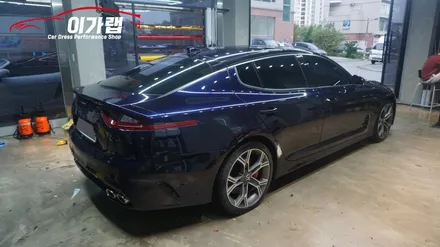 기아 스팅어 전체랩핑 제거 작업! 꼼꼼하고 깔끔하게 김포이가랩에서~[김포랩핑][인천랩핑][일산랩핑][자동차래핑][파주래핑] / 경기 김포 통진