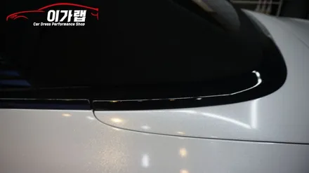 벤츠 C220 카브리올레 전체랩핑! 에이버리 화이트다이아몬드펄! 김포 이가랩 에서 !! / 경기 김포 통진