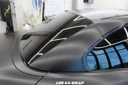 BMW 4시리즈 컨버터블 전체랩핑 블랙에서 반무광블랙으로 탈바꿈 ! / 김포, 파주, 인천