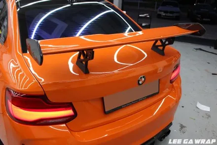 BMW M2 전체랩핑 니파  오렌지 PET 필름 ! 요즘대세는 고광택필름! / 김포, 파주, 인천
