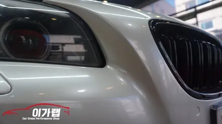 BMW 528I 전체랩핑! 중국산필름에서 정품필름으로! 에이버리 화이트펄 김포 이가랩 [김포랩핑][김포랩핑샵][PPF][정품필름취급점] / 경기 김포 통진