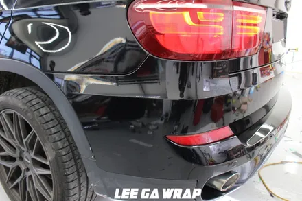 BMW X5 전체랩핑 제거후 고광택 유광블랙으로 깔끔하게 ! 순정도장느낌 / 김포, 파주, 인천
