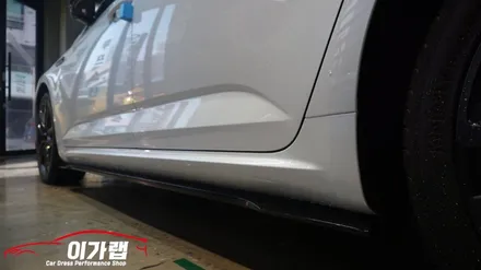 르노삼성 SM6 사틴블랙 전체랩핑 & 전체크롬딜리트 & 라이트돈다운! 김포 이가랩 에서 / 경기 김포 통진