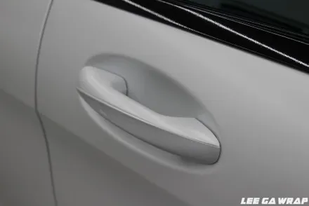 벤츠 S63AMG 전체랩핑 블랙에서 세라믹화이트 무광랩핑! / 김포, 파주, 인천