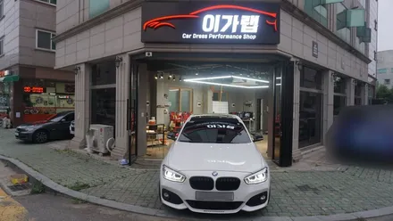 BMW 118D 라이트필름 & 포인트랩핑(콧수염,손잡이) BMW맛집 김포이가랩에서~ [김포랩핑][일산랩핑][인천랩핑][김포카스킨] / 경기 김포 통진