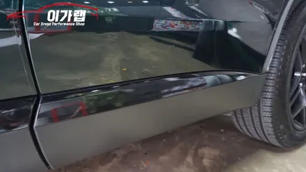 재규어 F페이스 외부 크롬 전체 없애기 가리기! 김포 이가랩 에서~[김포랩핑][일산랩핑][크롬가리기][포인트랩핑][랩핑전문점] / 경기 김포 통진