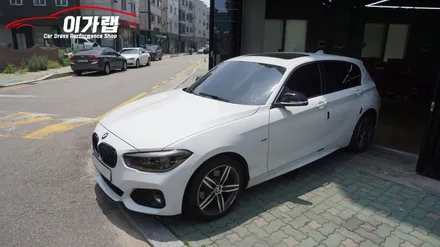 BMW 118D 실내 3M2080 매트릭스블랙 & 라이트필름 김포 이가랩 에서 [김포랩핑][실내랩핑][포인트랩핑][랩핑전문점][PPF] / 경기 김포 통진