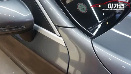 벤츠 C220 카브리올레 전체랩핑! 에이버리 화이트다이아몬드펄! 김포 이가랩 에서 !! / 경기 김포 통진